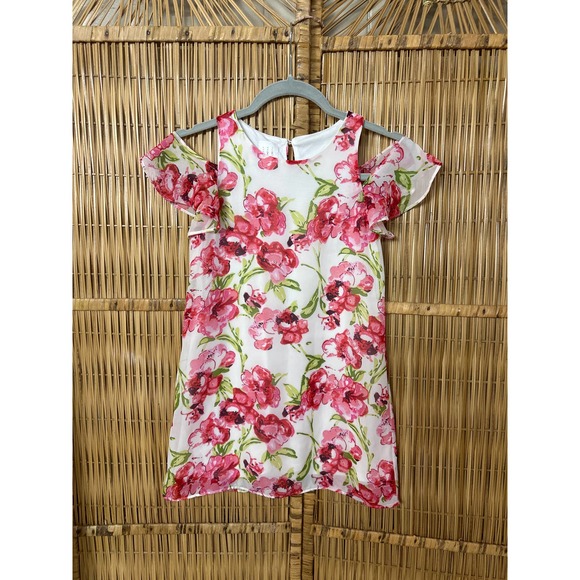 CRB Girls Dress Girls Flower Print‎ 8 - Picture 1 of 8